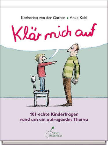 Buchcover und Innenansicht für das Buch: Klär mich auf