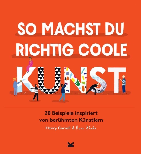 Buchcover und Innenansicht für das Buch: So machst du richtig coole Kunst