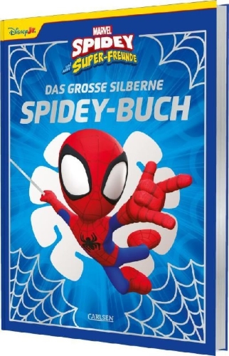 Buchcover und Innenansicht für das Buch: Marvel: Das große silberne Spidey-Buch