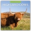 Buchcover und Innenansicht für das Buch: Highland Cows 2026 Square Wall Calendar