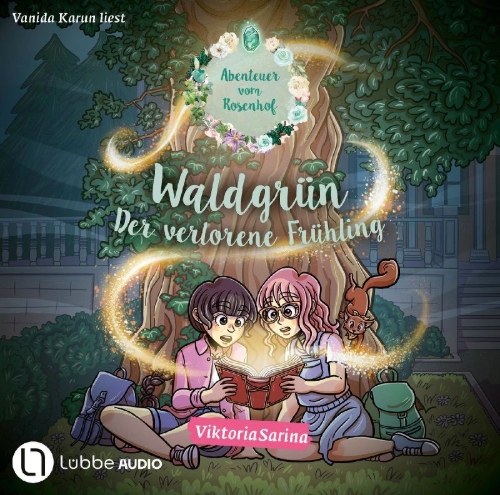 Buchcover und Innenansicht für das Buch: Waldgrün - Der verlorene Frühling
