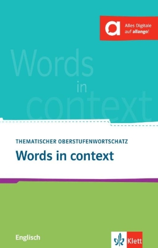 Buchcover und Innenansicht für das Buch: Words in Context