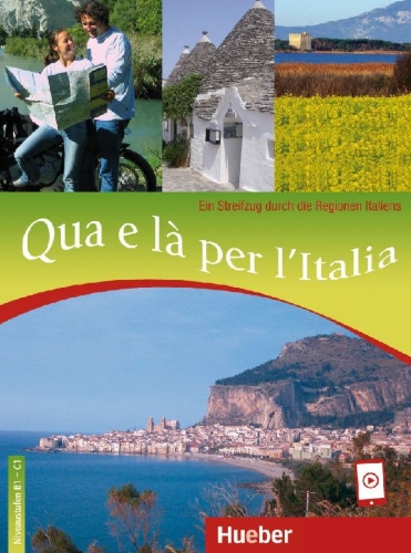 Buchcover und Innenansicht für das Buch: Qua e là per l'Italia