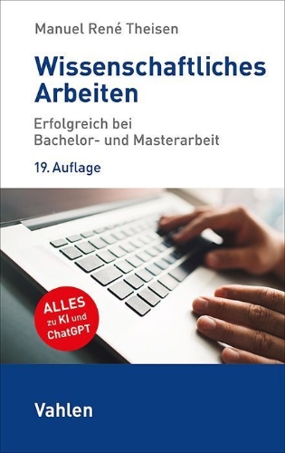 Buchcover und Innenansicht für das Buch: Wissenschaftliches Arbeiten