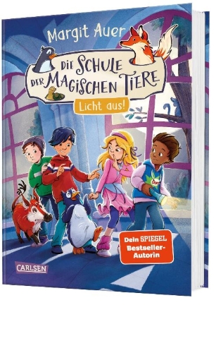 Buchcover und Innenansicht für das Buch: Die Schule der magischen Tiere Neuausgabe 3: Licht aus!