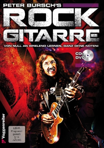 Buchcover und Innenansicht für das Buch: Rock Gitarre. Inkl. CD