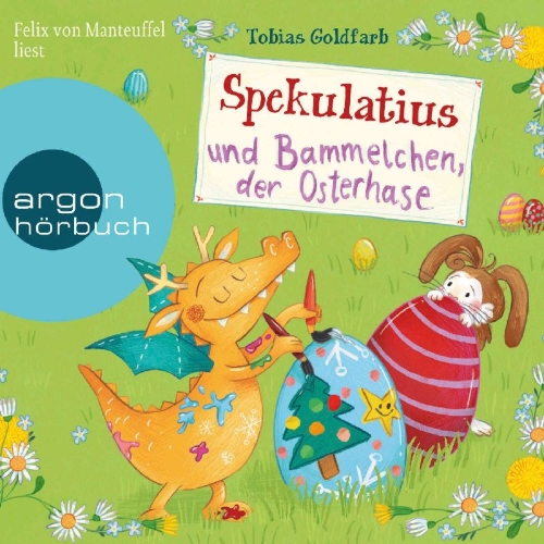Buchcover und Innenansicht für das Buch: Spekulatius und Bammelchen, der Osterhase