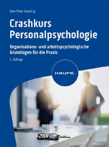 Buchcover und Innenansicht für das Buch: Crashkurs Personalpsychologie