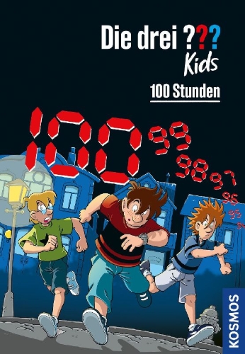Buchcover und Innenansicht für das Buch: Die drei ??? Kids, 100, 100 Stunden