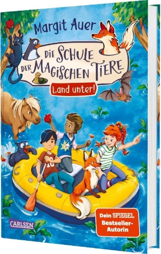 Buchcover und Innenansicht für das Buch: Die Schule der magischen Tiere Neuausgabe 16: Land unter!