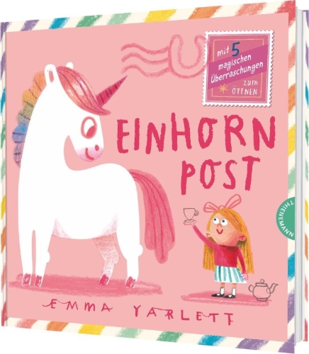 Buchcover und Innenansicht für das Buch: UNICORN POST