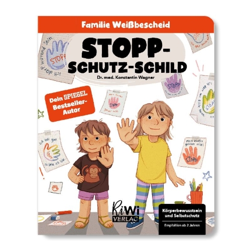 Buchcover und Innenansicht für das Buch: Stopp-Schutz-Schild