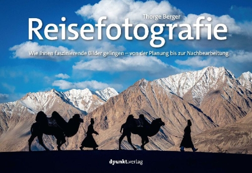 Buchcover und Innenansicht für das Buch: Reisefotografie