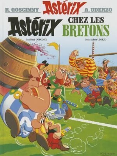 Buchcover und Innenansicht für das Buch: Asterix Französische Ausgabe. Asterix chez le Bretons