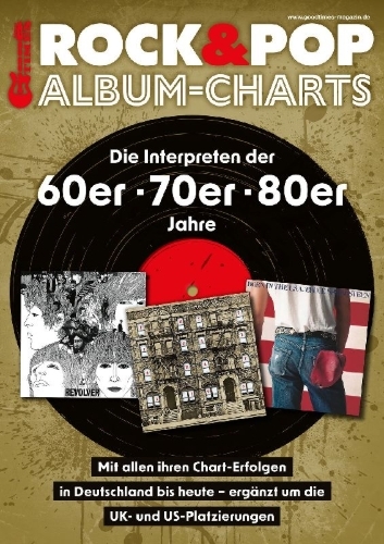Buchcover und Innenansicht für das Buch: Rock & Pop Album-Charts