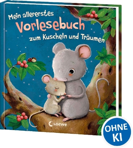 Buchcover und Innenansicht für das Buch: Mein allererstes Vorlesebuch zum Kuscheln und Träumen