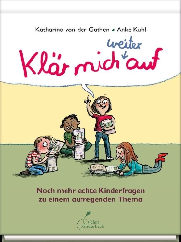 Buchcover und Innenansicht für das Buch: Klär mich weiter auf