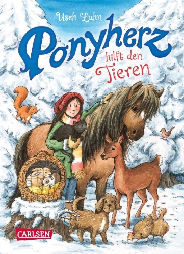 Buchcover und Innenansicht für das Buch: Ponyherz 22: Ponyherz hilft den Tieren