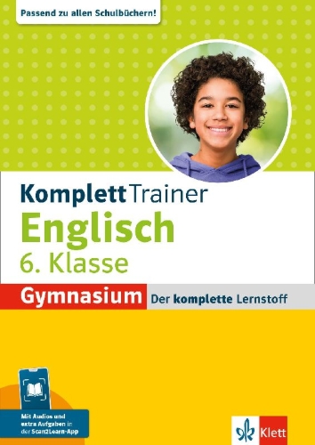 Buchcover und Innenansicht für das Buch: Klett KomplettTrainer Gymnasium Englisch 6. Klasse