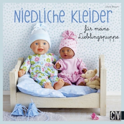 Buchcover und Innenansicht für das Buch: Niedliche Kleider für meine Lieblingspuppe