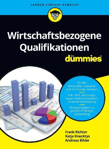 Buchcover und Innenansicht für das Buch: Wirtschaftsbezogene Qualifikationen für Dummies