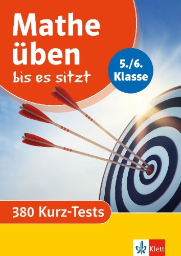 Buchcover und Innenansicht für das Buch: Mathe üben bis es sitzt 5./6. Klasse