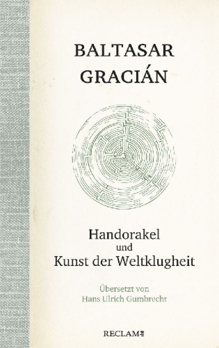 Buchcover und Innenansicht für das Buch: Handorakel und Kunst der Weltklugheit
