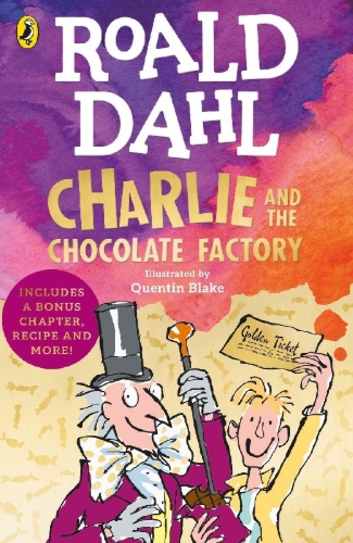Buchcover und Innenansicht für das Buch: Charlie and the Chocolate Factory