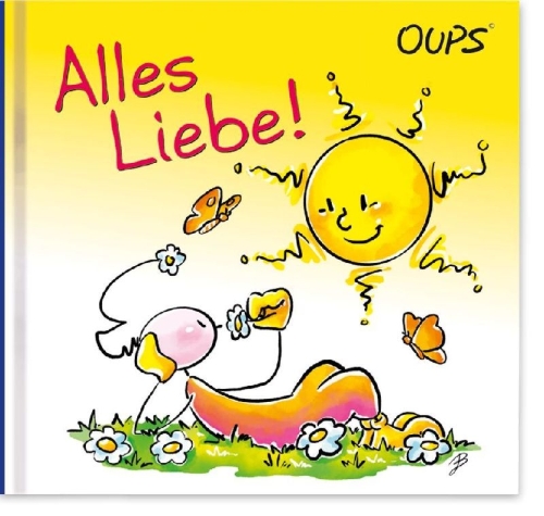 Buchcover und Innenansicht für das Buch: Alles Liebe