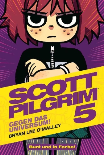 Buchcover und Innenansicht für das Buch: Scott Pilgrim Vol. 5: Scott Pilgrim vs. the Universe