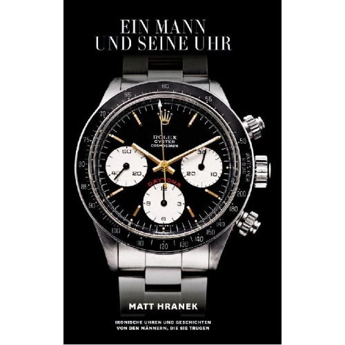 Buchcover und Innenansicht für das Buch: Ein Mann und seine Uhr