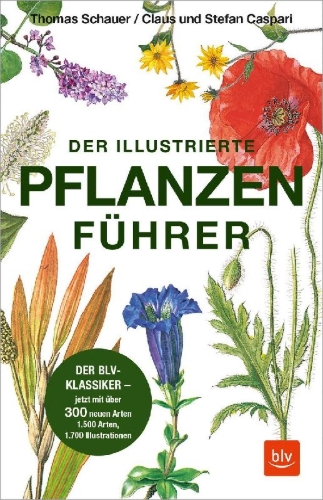 Buchcover und Innenansicht für das Buch: Der illustrierte Pflanzenführer