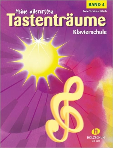Buchcover und Innenansicht für das Buch: Meine allerersten Tastenträume 4
