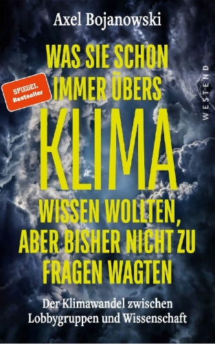 Buchcover und Innenansicht für das Buch: Was Sie schon immer übers Klima wissen wollten, aber bisher nicht zu fragen wagten