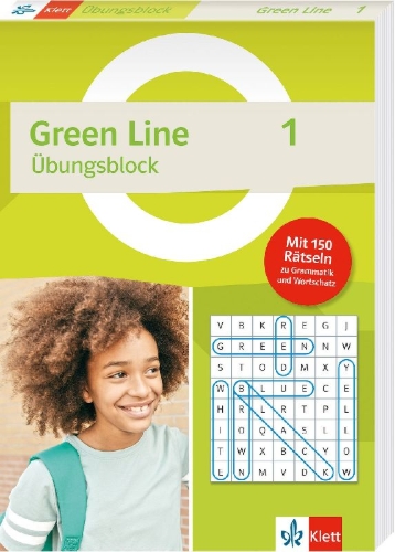 Buchcover und Innenansicht für das Buch: Green Line 1 (ab 2021) Klasse 5 - Übungsblock zum Schulbuch