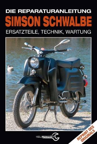 Buchcover und Innenansicht für das Buch: Simson Schwalbe - Die Reparaturanleitung