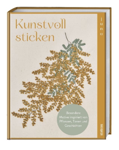 Buchcover und Innenansicht für das Buch: Kunstvoll sticken