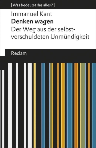Buchcover und Innenansicht für das Buch: Denken wagen