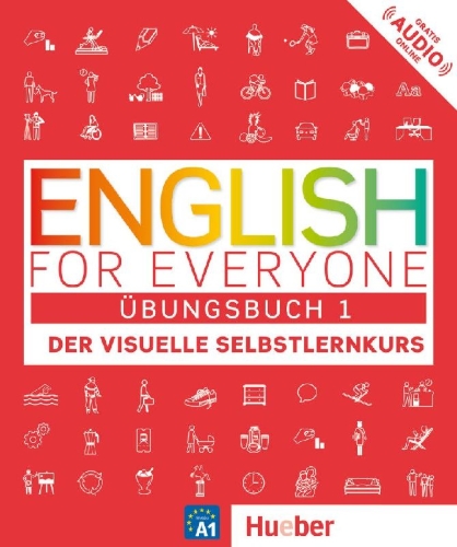 Buchcover und Innenansicht für das Buch: English for Everyone Übungsbuch 1