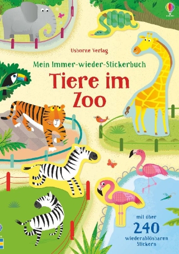 Buchcover und Innenansicht für das Buch: Little First Stickers Zoo