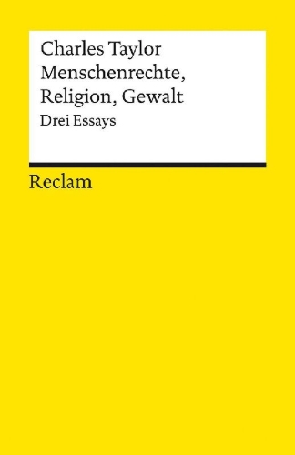 Buchcover und Innenansicht für das Buch: Menschenrechte, Religion, Gewalt