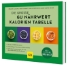 Buchcover und Innenansicht für das Buch: Die große GU Nährwert-Kalorien-Tabelle 2026/27