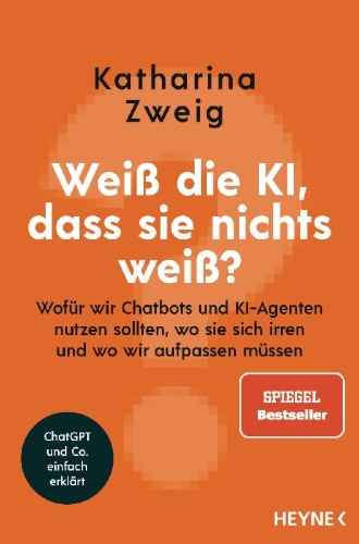 Buchcover und Innenansicht für das Buch: Weiß die KI, dass sie nichts weiß?