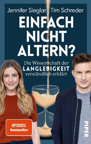 Buchcover und Innenansicht für das Buch: Einfach nicht altern?