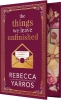 Buchcover und Innenansicht für das Buch: The Things We Leave Unfinished