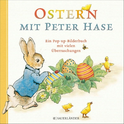 Buchcover und Innenansicht für das Buch: Ostern mit Peter Hase