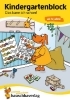 Buchcover und Innenansicht für das Buch: Kindergartenblock - Das kann ich schon! ab 4 Jahre, A5-Block