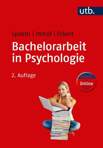 Buchcover und Innenansicht für das Buch: Bachelorarbeit in Psychologie