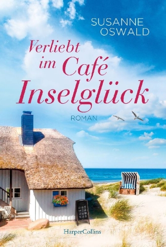 Buchcover und Innenansicht für das Buch: Verliebt im Café Inselglück