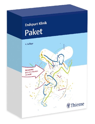 Buchcover und Innenansicht für das Buch: Endspurt Klinik Paket im Schuber